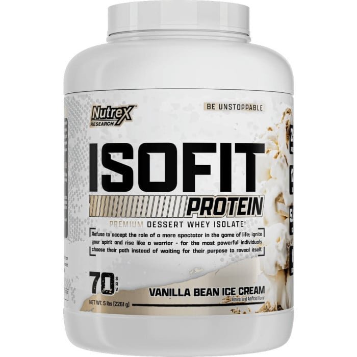 Nutrex ISOFIT - 5lbs Vanilla Bean Ice Cream