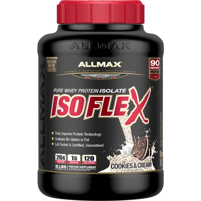 AllMAX IsoFlex Whey Isolate 5lbs Cookies & Cream