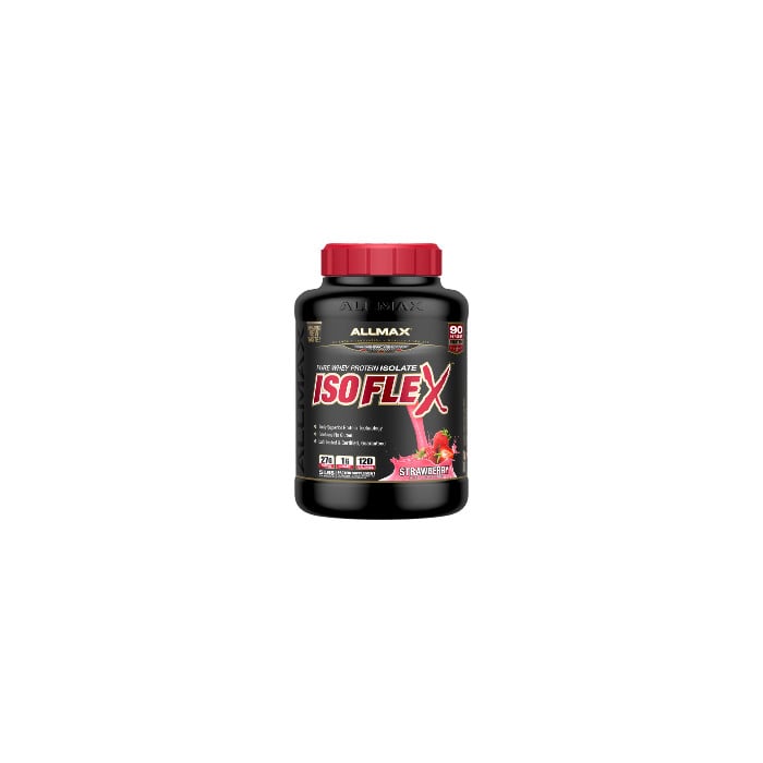 AllMAX IsoFlex Whey Isolate 5lbs Strawberry