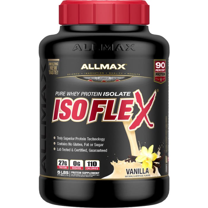 AllMAX IsoFlex Whey Isolate 5lbs Vanilla