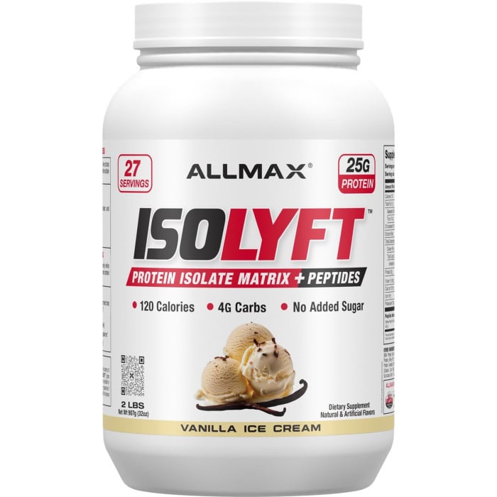 AllMax Nutrition IsoLyft - 2lbs Vanilla Ice Cream