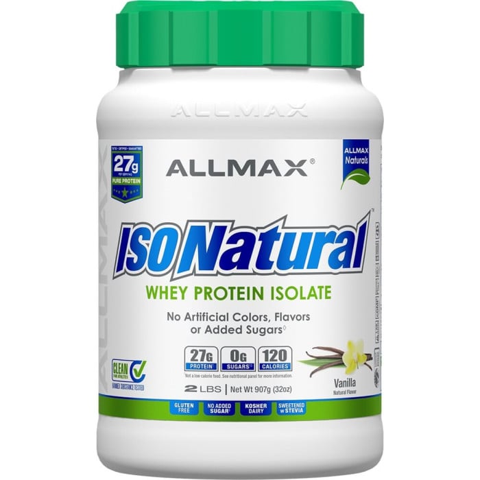 AllMax Nutrition IsoNatural - 2lbs Vanilla
