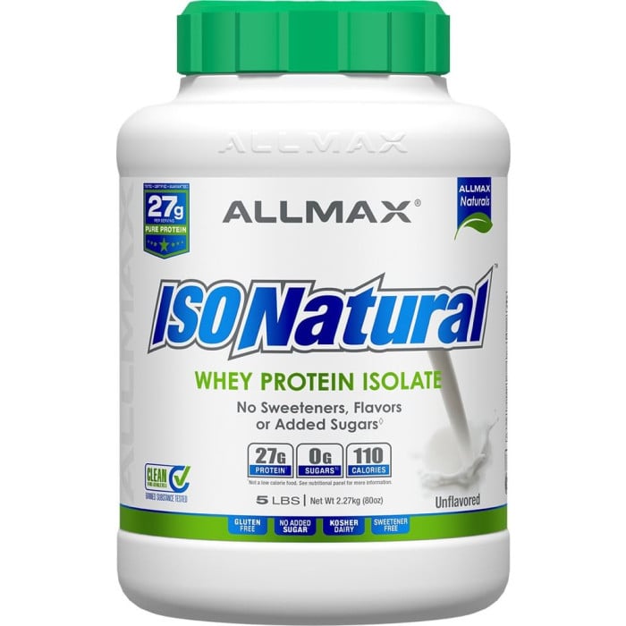 AllMax Nutrition IsoNatural - 5lbs Unflavored