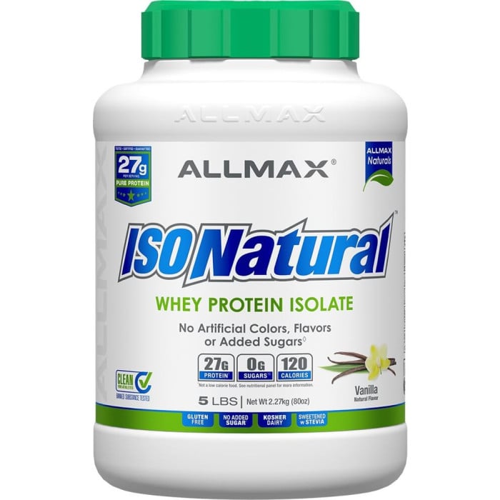 AllMax Nutrition IsoNatural - 5lbs Vanilla