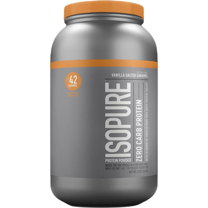 Nature's Best Isopure Zero Carb Protein - 3lbs Vanilla Salted Caramel
