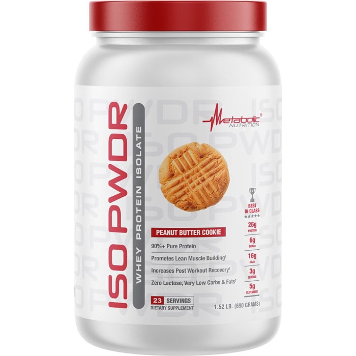 Metabolic Nutrition Iso PWDR - 1.52lbs Peanut Butter Cookie