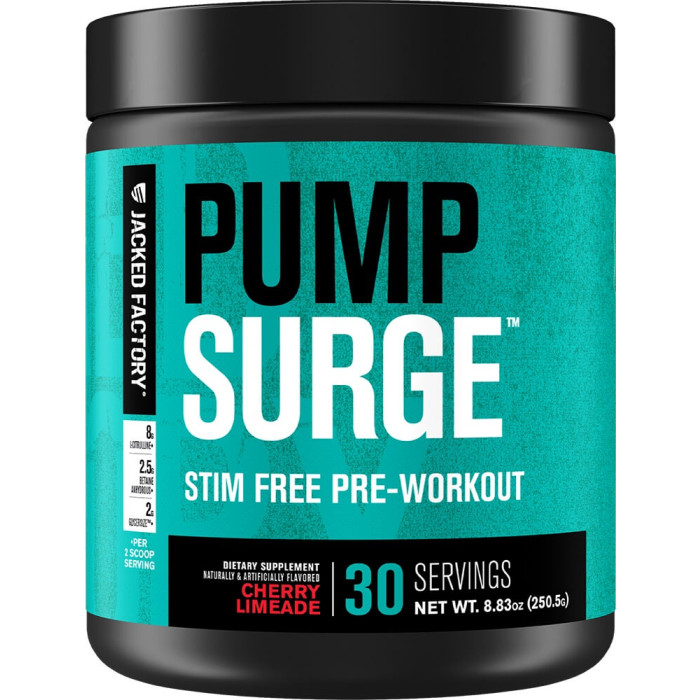 Jacked Factory Pumpsurge - 30 Servings Cherry Limeade