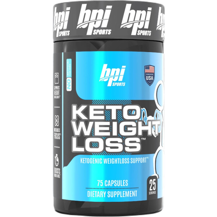 BPI Sports Keto Weight Loss - 75 Capsules