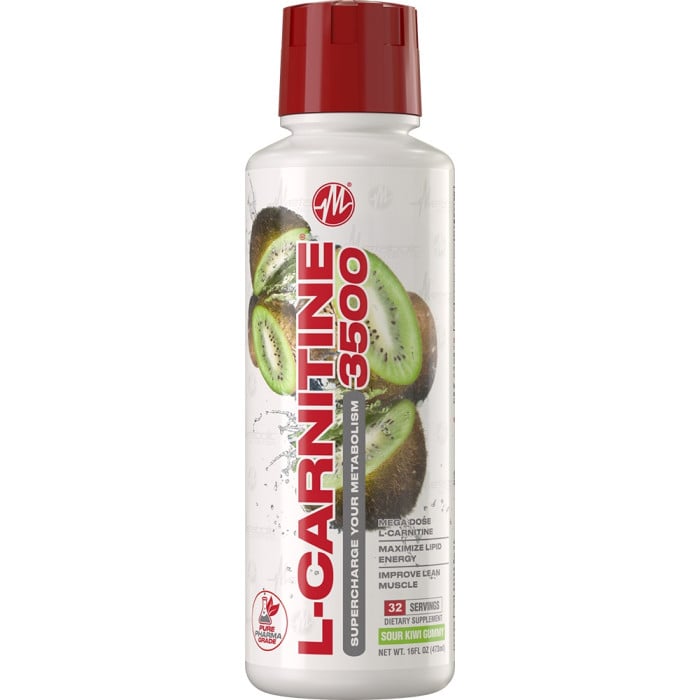 Metabolic Nutrition L-Carnitine 3500 - 32 Servings Sour Kiwi Gummy