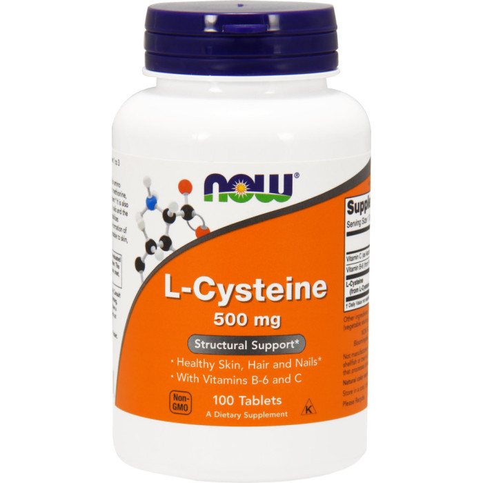 NOW Foods L-Cysteine 500mg 100 Tablets