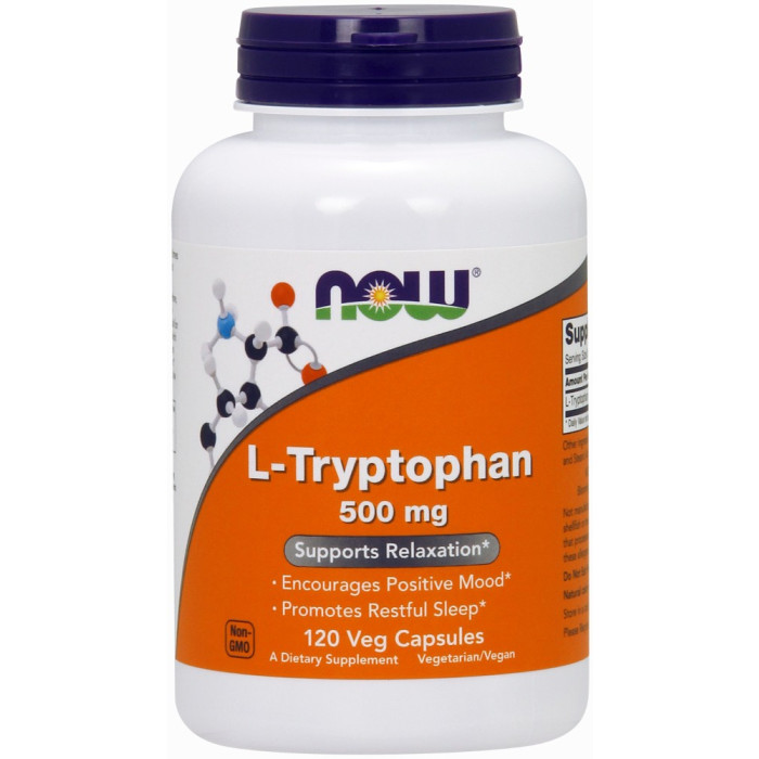 NOW Foods L-Tryptophan 500mg - 120 VCaps