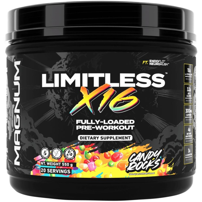 Magnum Nutraceuticals Limitless X16 - 20 Servings Candy Rocks