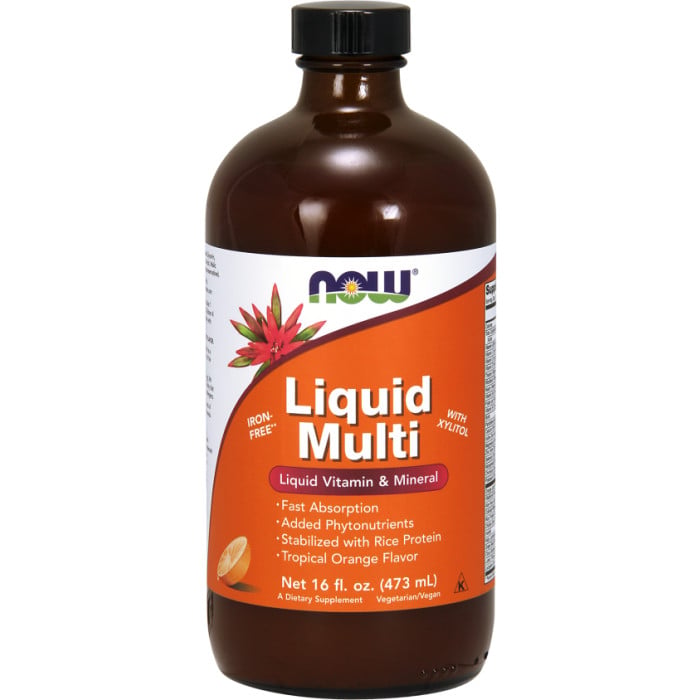 NOW Foods Liquid Multi - 16 Fl. Oz. Tropical Orange