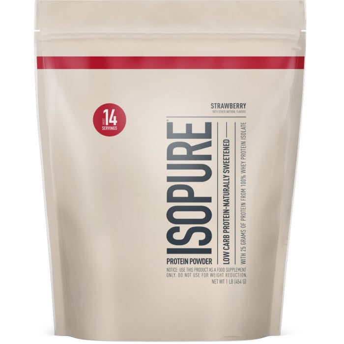 Nature's Best Isopure Low Carb Protein 1lb Strawberry Naturally Sweetened