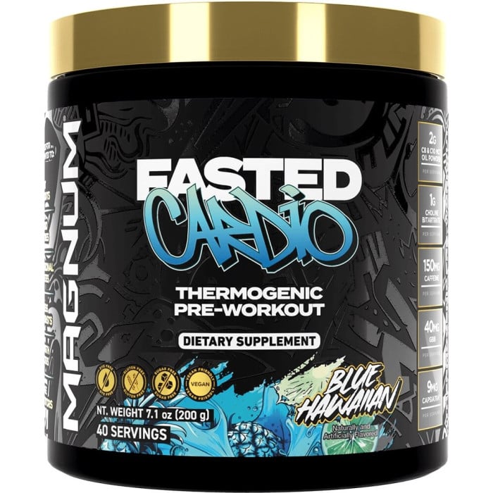 Magnum Nutraceuticals Fasted Cardio - 40 Servings Blue Hawaiian