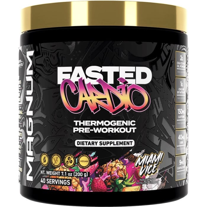 Magnum Nutraceuticals Fasted Cardio - 40 Servings Miami Vice