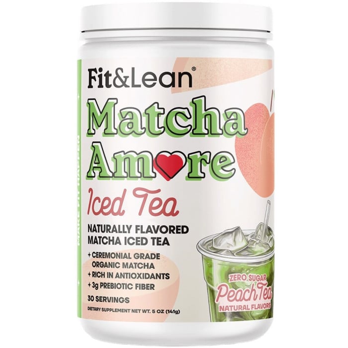 MHP Fit & Lean Matcha Amore - 30 Servings Peach Tea