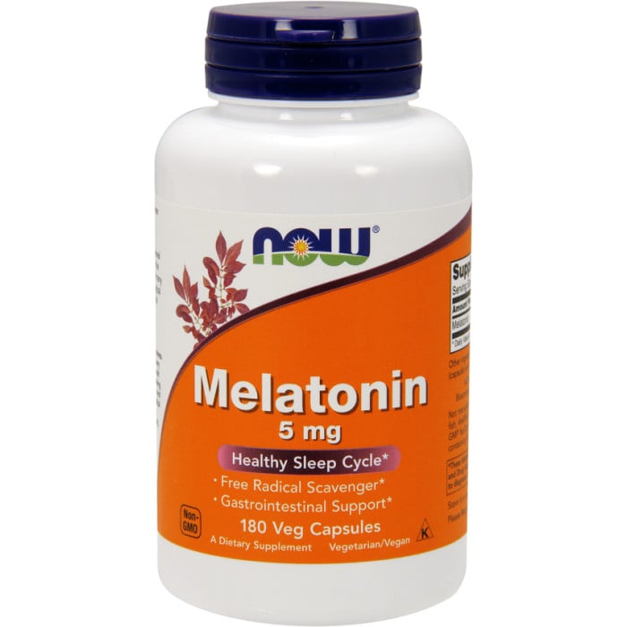 NOW Foods Melatonin 5mg - 180 VCapsules