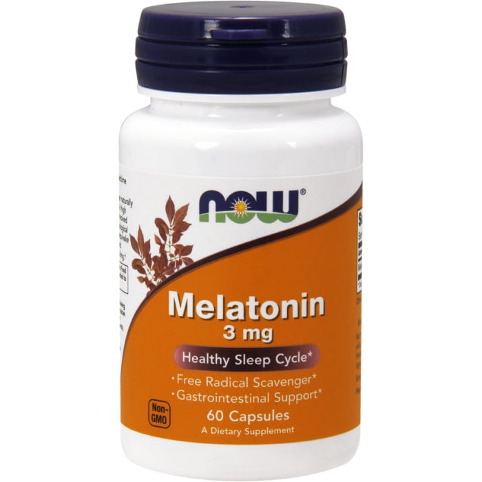 NOW Foods Melatonin 3mg - 60 VCaps
