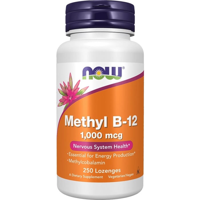 NOW Foods Methyl B-12 1,000mcg - 250 Lozenges