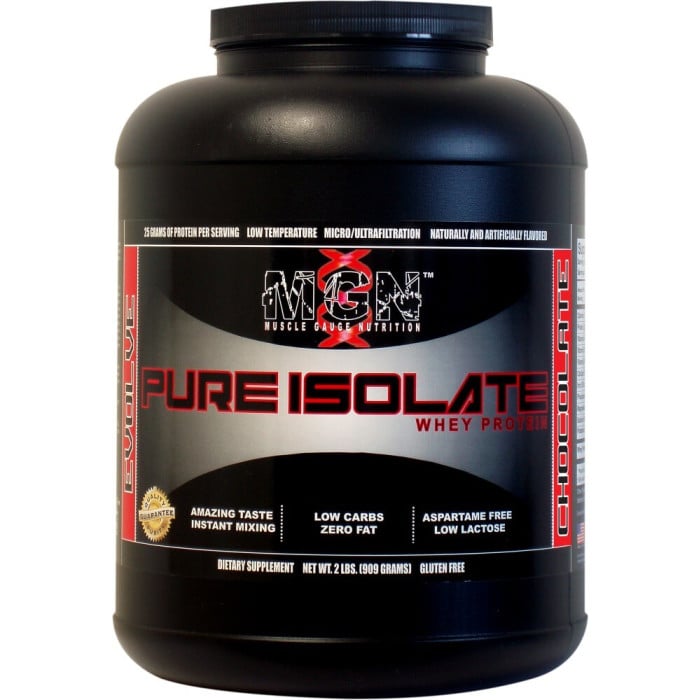 MGN Pure Whey Protein Isolate - 2lbs Chocolate