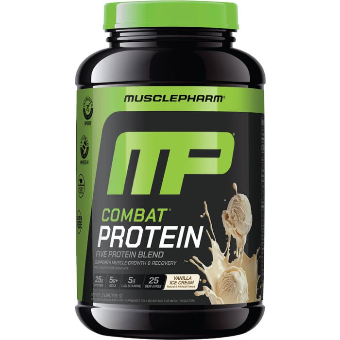 MusclePharm Combat Protein Powder - 2lbs Vanilla