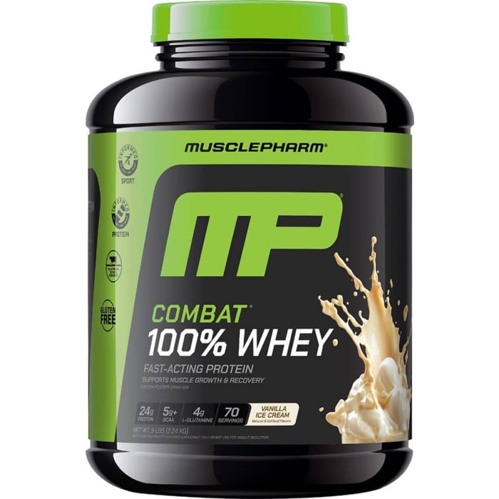 MusclePharm Combat 100% Whey - 5lbs Vanilla