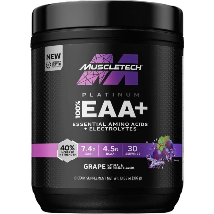MuscleTech Platinum 100% EAA+ - 30 Servings Grape