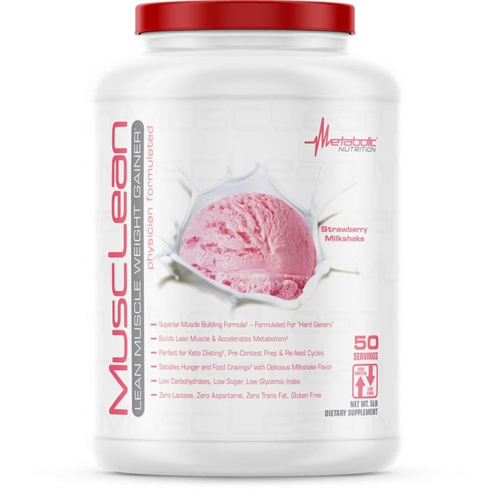 Metabolic Nutrition MuscLean - 5lbs Strawberry Milkshake