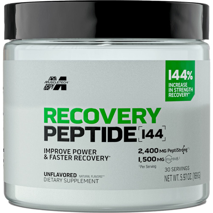 MuscleTech Recovery Peptide 144 - 30 Servings Unflavored