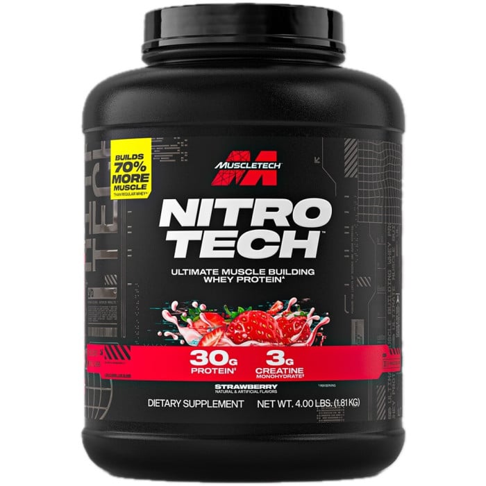 MuscleTech Nitro-Tech Performance Series - 4lbs Strawberry