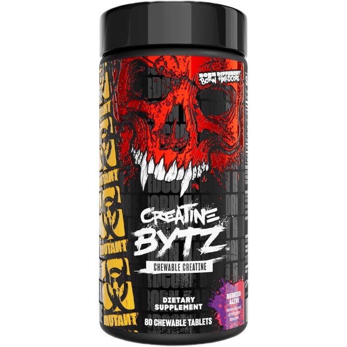 Mutant Creatine Bytz - 80 Chewable Tablets Berried Alive