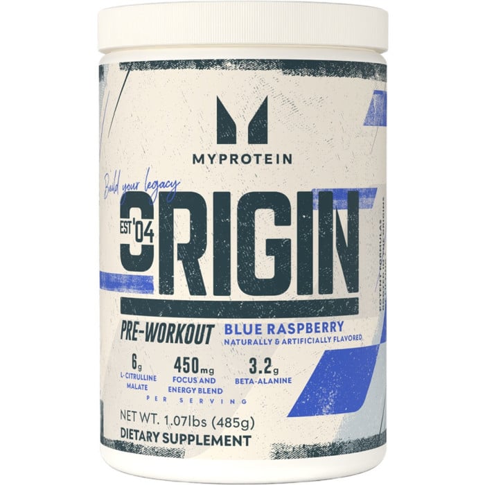 Myprotein Origin Pre-Workout - 30 Servings Blue Raspberry