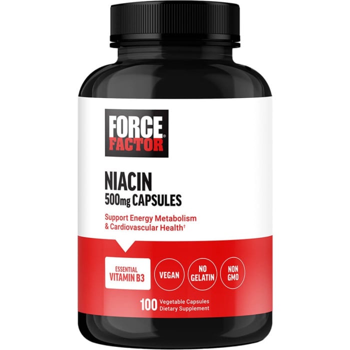 Force Factor Niacin 500mg - 100 Capsules