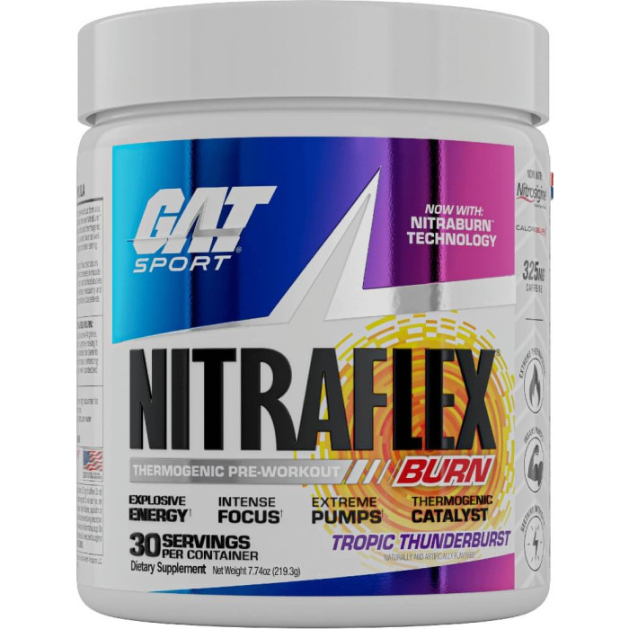 GAT Sport Nitraflex Burn - 30 Servings Tropic Thunderburst
