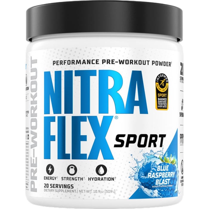 GAT Sport Nitraflex Sport - 20 Servings Blue Raspberry Blast