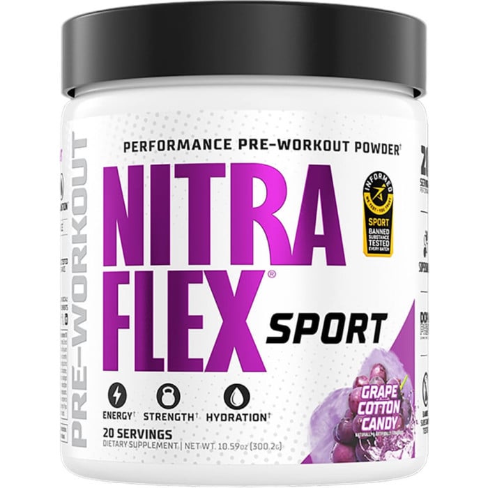 GAT Sport Nitraflex Sport - 20 Servings Grape Cotton Candy