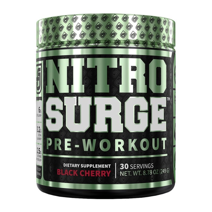 Jacked Factory Nitrosurge Pre-Workout - 30 Servings Black Cherry