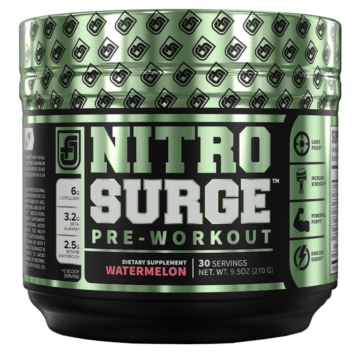 Jacked Factory Nitrosurge Pre-Workout - 30 Servings Watermelon