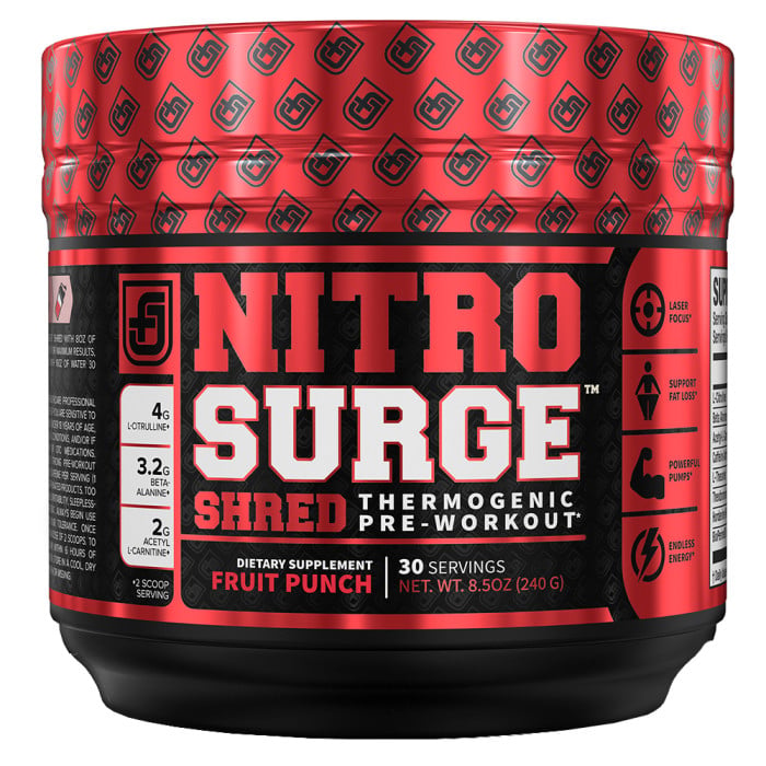 Jacked Factory Nitrosurge Shred - 30 Servings Fruit Punch
