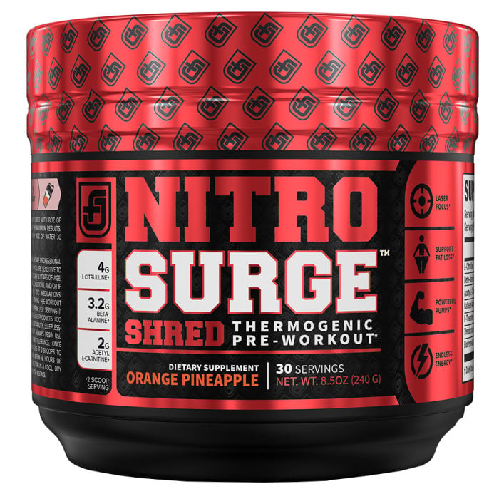 Jacked Factory Nitrosurge Shred - 30 Servings Orange Pineapple