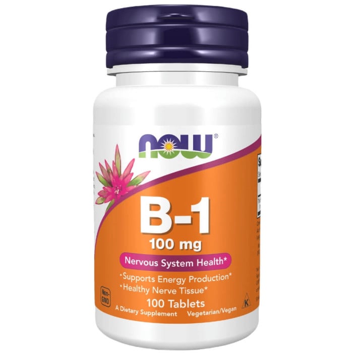 NOW Foods Vitamin B-1 100mg - 100 Tablets