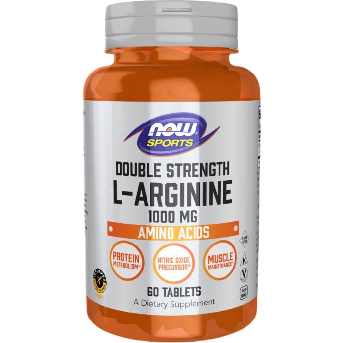 NOW Foods L-Arginine 1000mg - 60 Tablets