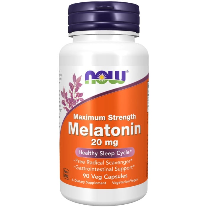 NOW Foods Melatonin 20mg - 90 VCaps