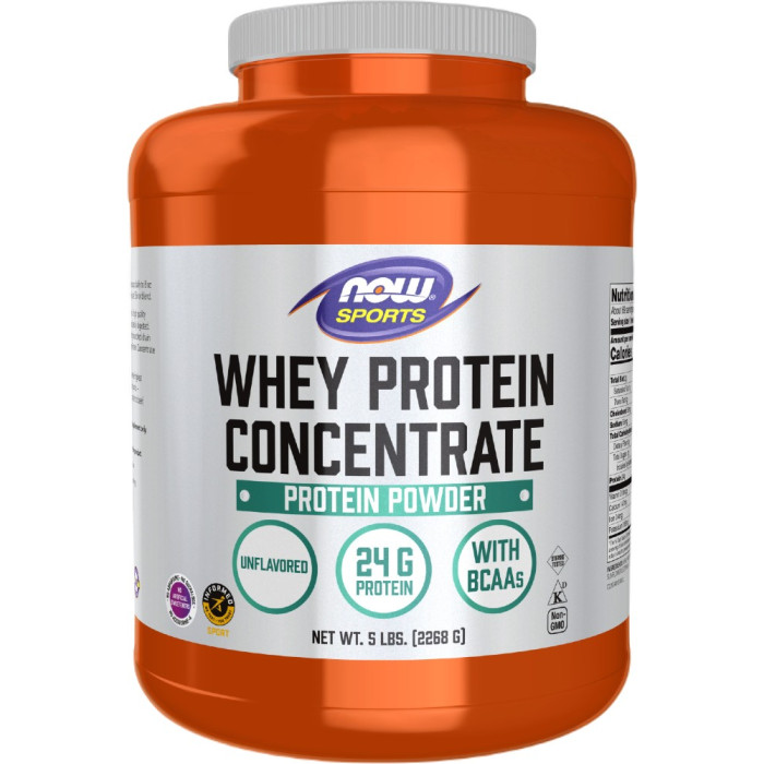 NOW Foods Whey Protein Concentrate - 5lbs Unflavored