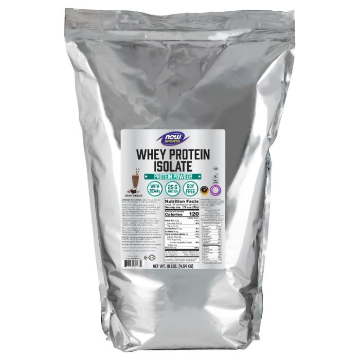 NOW Foods Whey Protein Isolate - 10lbs Creamy Chocolate