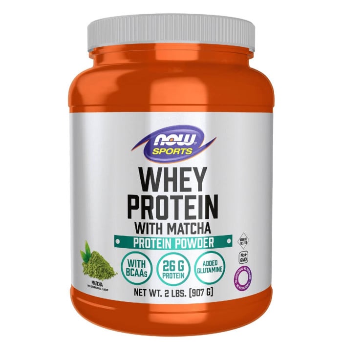 NOW Foods Whey Protein with Matcha - 2lbs Matcha
