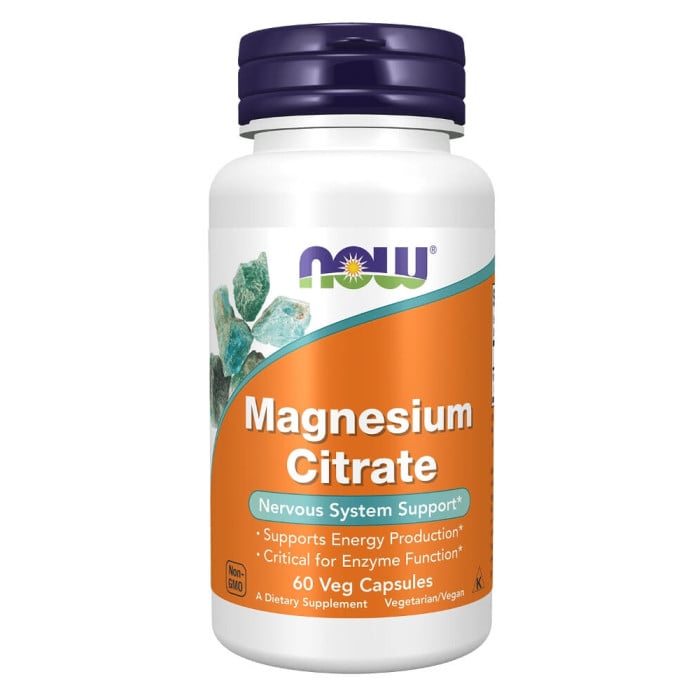NOW Foods Magnesium Citrate - 60 VCaps
