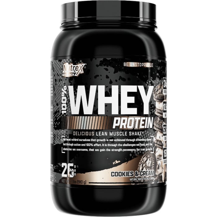 Nutrex 100% Whey - 2lbs Cookies & Cream