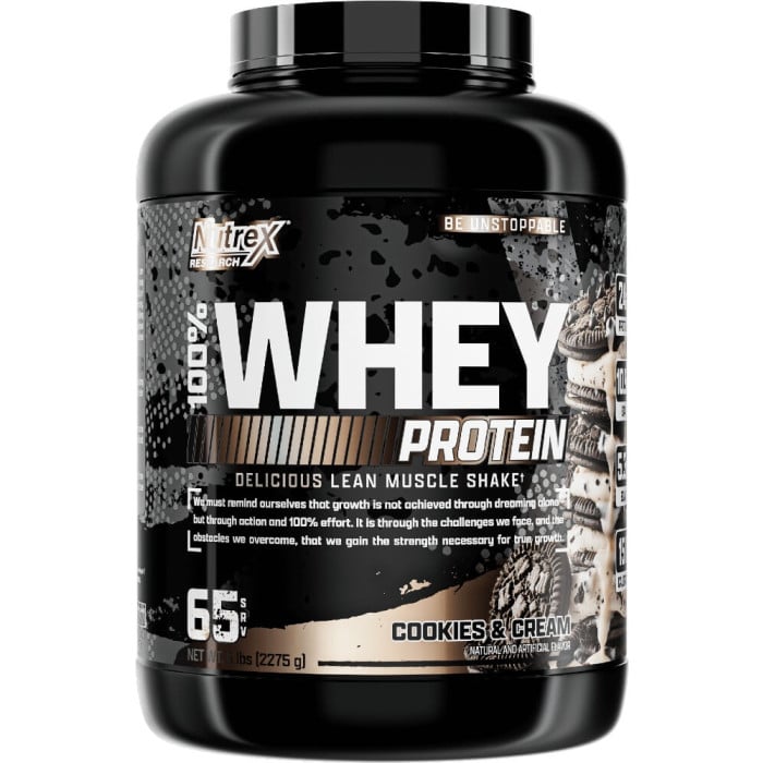 Nutrex 100% Whey - 5lbs Cookies & Cream